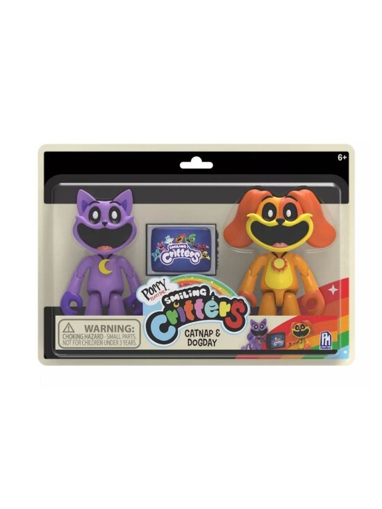 POPPY PLAYTIME - Smiling Critters Action Figure 2-Pack  Poppy Playtime Smiling Critters Catnap & Dogday Action Figures 2-Pack Exclusive